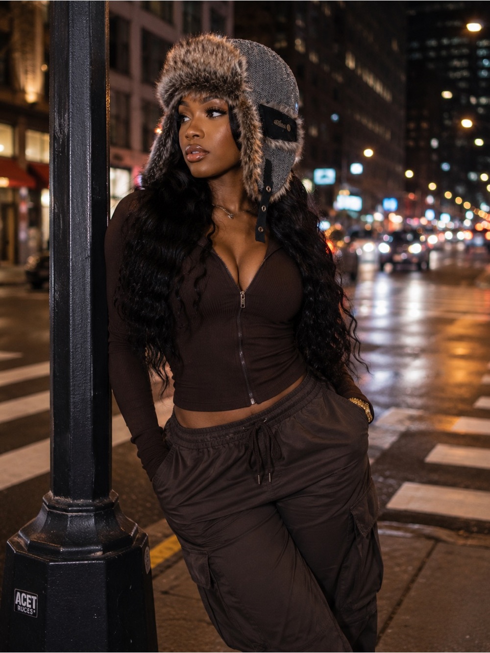 Co-Ed Baddie Trapper Hat